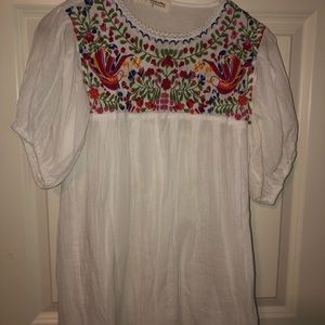 Floral && festive top